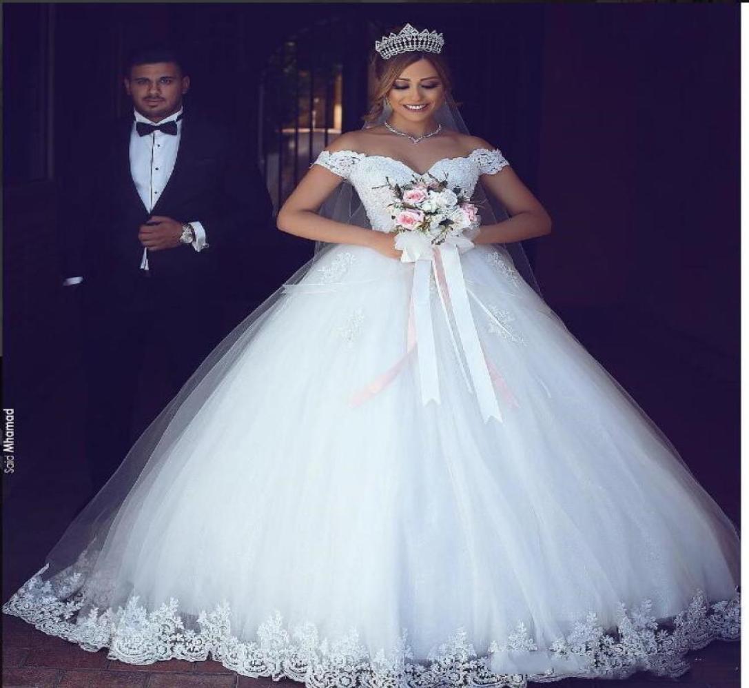 Ivory Arabic Plus Size Princess Wedding Dress ALine Off Shoulder Lace Bridal Gowns Tull Satin Ball Gown Dresses6704092, Same as image
Ivory Arabic Plus Size Princess Wedding Dress ALine Off Shoulder Lace Bridal Gowns Tull Satin Ball Gown Dresses6704092, Same as image