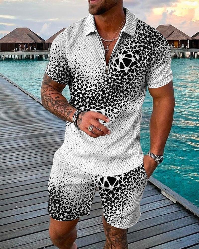 Men' Tracksuits Summer Trend 3D Print Men' Zipper Collar Tracksuit Casual Polo Shirt And Shorts 2pcs Sets Fashion Set Streetwear, Rtzz2c230912u
Men' Tracksuits Summer Trend 3D Print Men' Zipper Collar Tracksuit Casual Polo Shirt And Shorts 2pcs Sets Fashion Set Streetwear, Rtzz2c230912u