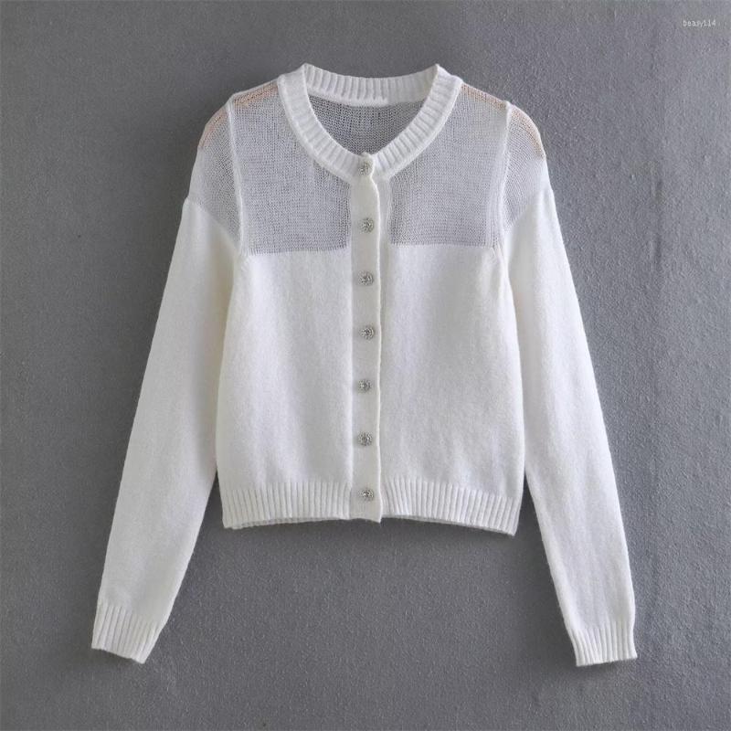 Women' Knits COS LRIS 2023 Autumn Women' Clothing Korean Fashion Translucent Stitching Button Decoration Knitted Sweater 9598226, White
Women' Knits COS LRIS 2023 Autumn Women' Clothing Korean Fashion Translucent Stitching Button Decoration Knitted Sweater 9598226, White