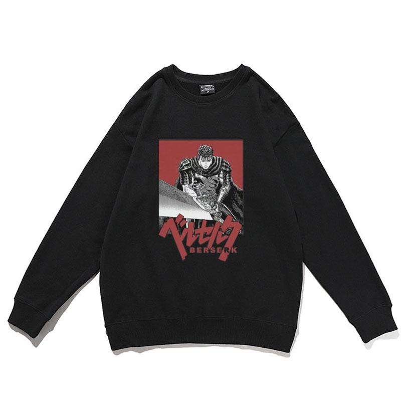Men' Hoodies & Sweatshirts Japanese Anime Berserk Guts Pullover Men Women Harajuku Cartoon Print Pullovers Tops Man Woman Long Sleeve Round, Black
Men' Hoodies & Sweatshirts Japanese Anime Berserk Guts Pullover Men Women Harajuku Cartoon Print Pullovers Tops Man Woman Long Sleeve Round, Black