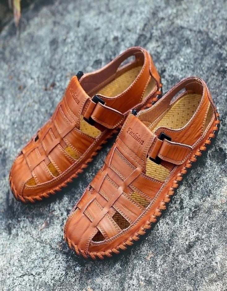Summer Men Sandals Leisure Beach Men Casual Shoes High Quality Genuine Leather Sandals The Mens Sandals Big size 3847 Y2001072236833, Yellow
Summer Men Sandals Leisure Beach Men Casual Shoes High Quality Genuine Leather Sandals The Mens Sandals Big size 3847 Y2001072236833, Yellow