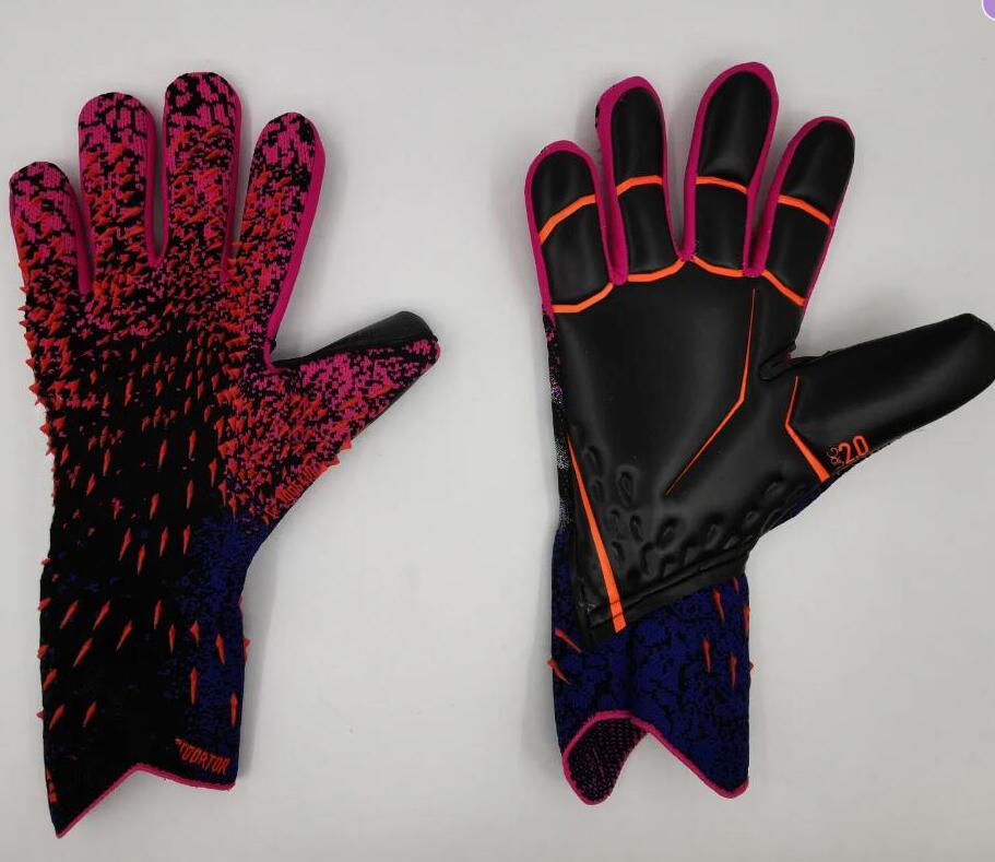 21 New Falcon Goalkeeper Football Goalkeeper Gloves Professional Children Adult Latex Breathable Durable Without Finger Guard HJ