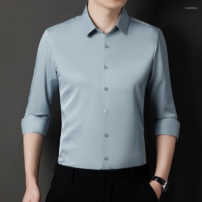 Men's Casual Shirts Men's Long-sleeved Business Shirt Slim Autumn Elastic Solid Color Men Fashion 2023 Spring Formal Wear, Blue
Men's Casual Shirts Men's Long-sleeved Business Shirt Slim Autumn Elastic Solid Color Men Fashion 2023 Spring Formal Wear, Blue