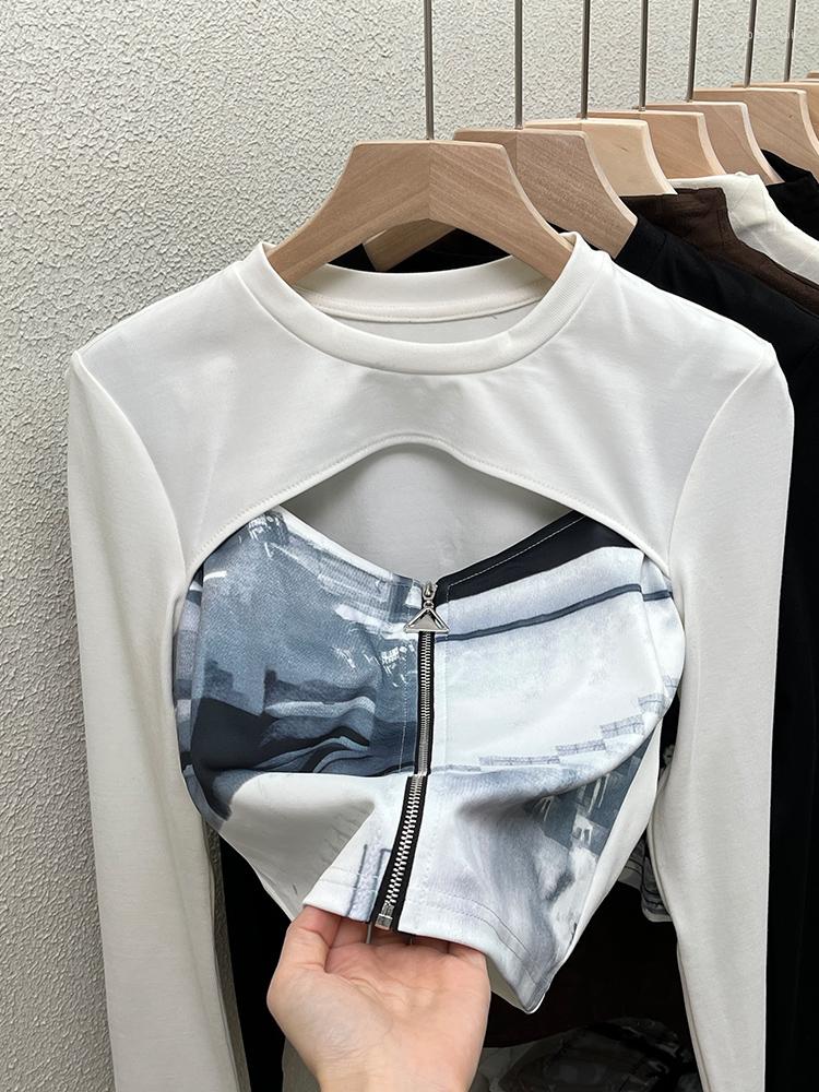 Women' T Shirts Women' T-shirt Harajuku Korean Y2k Long Sleeve Tee Top Clothes Fashion Vintage Hollow Out White O-Neck Print T-shirts, Black
Women' T Shirts Women' T-shirt Harajuku Korean Y2k Long Sleeve Tee Top Clothes Fashion Vintage Hollow Out White O-Neck Print T-shirts, Black