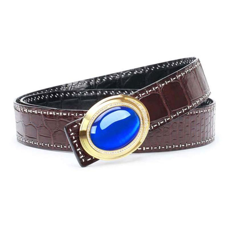 Belts Madun Thailand Crocodile Leather Belt Male Double Sided The Belly Men, Black
Belts Madun Thailand Crocodile Leather Belt Male Double Sided The Belly Men, Black