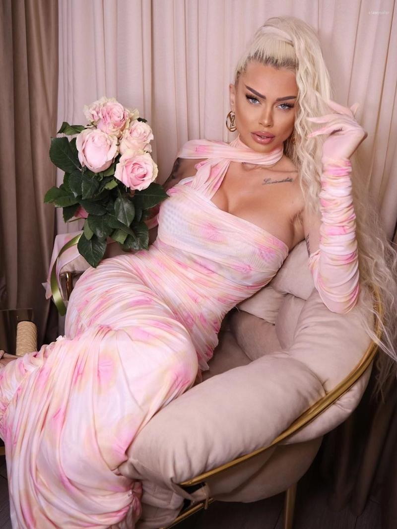 Casual Dresses Modphy 2023 Fashion Gloves Long Sleeve Pleated Tight Print Scarf Dress Ladies Bodycon Birthday Party Runway Vestidos, Yellow
Casual Dresses Modphy 2023 Fashion Gloves Long Sleeve Pleated Tight Print Scarf Dress Ladies Bodycon Birthday Party Runway Vestidos, Yellow