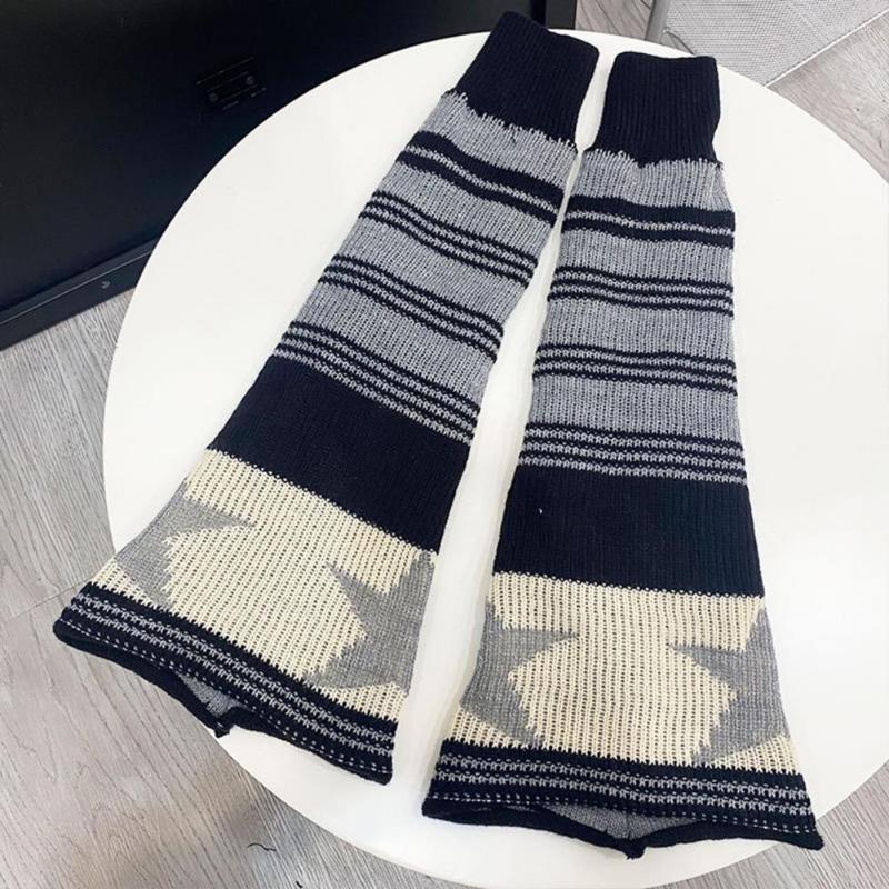 Women Socks 1 Pair Leg Covers Contrasting Striped Washable Cold Resistant Sweet Winter Warm Warmers Protectors Daily Wear, Coffee
Women Socks 1 Pair Leg Covers Contrasting Striped Washable Cold Resistant Sweet Winter Warm Warmers Protectors Daily Wear, Coffee