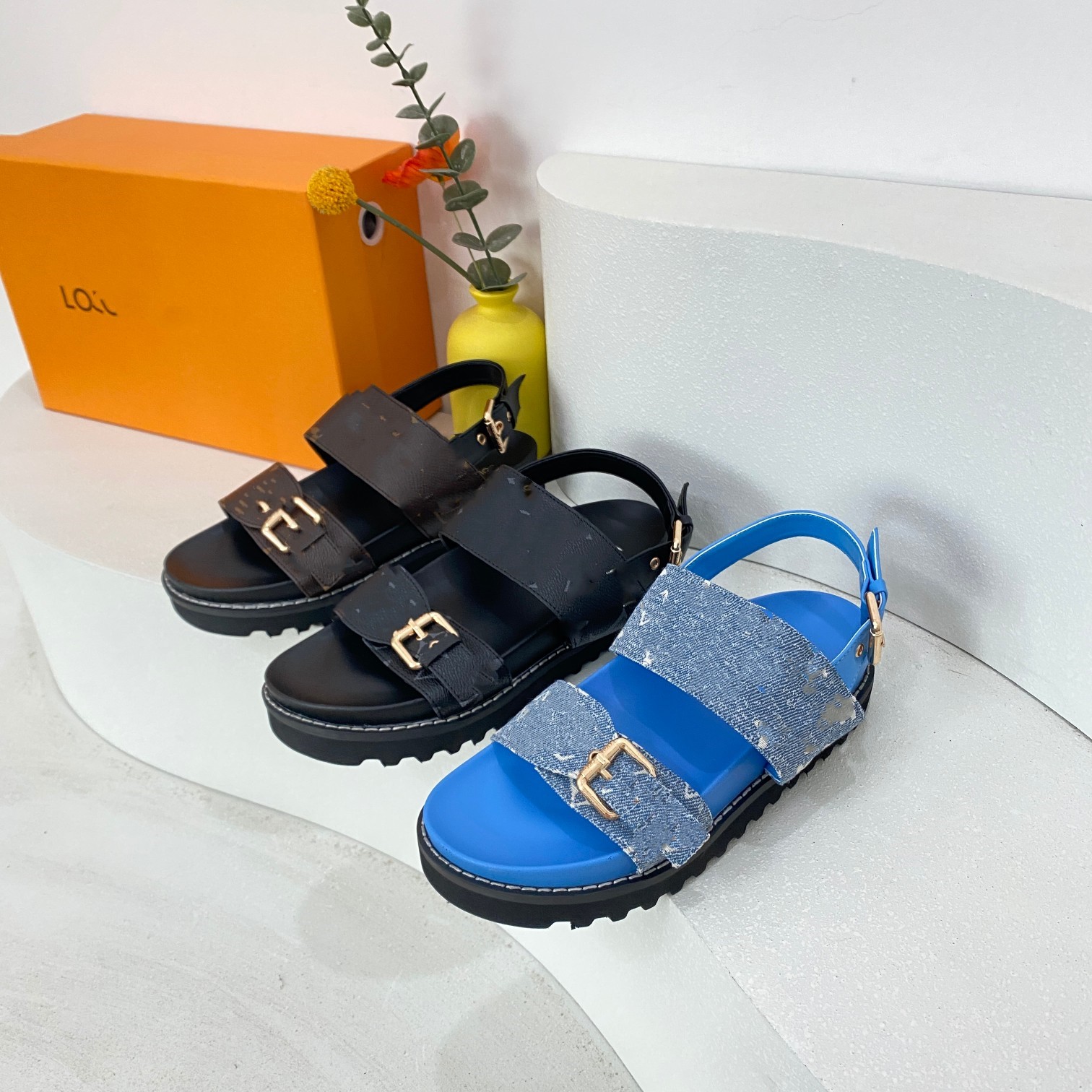 Paseo Comfort Sandals Denim Straps Rubber Soles Women platform sandal BOM DIA flat mules Summer Beach Slides jacquard monograms PASSENGER shoes scuffs, Dwslv23
Paseo Comfort Sandals Denim Straps Rubber Soles Women platform sandal BOM DIA flat mules Summer Beach Slides jacquard monograms PASSENGER shoes scuffs, Dwslv23