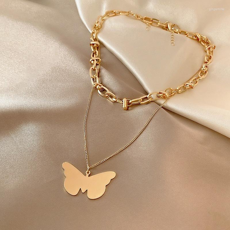 Chains Women's Necklaces 2023 Trend Gold Color Neck Chain Butterfly Pendant Woman Accessories Gothic Style Women Necklace Jewelry
Chains Women's Necklaces 2023 Trend Gold Color Neck Chain Butterfly Pendant Woman Accessories Gothic Style Women Necklace Jewelry
