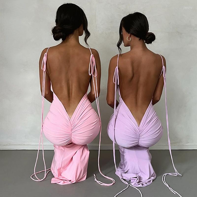 Casual Dresses Spaghetti Strap Sexy Backless Maxi Dress Outfits Women Elegant Birthday Vestido Summer Club Party Ruched, Black
Casual Dresses Spaghetti Strap Sexy Backless Maxi Dress Outfits Women Elegant Birthday Vestido Summer Club Party Ruched, Black