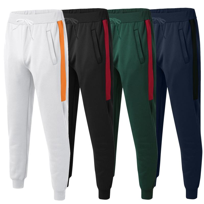 Men's Pants Fitness Workout Sweatpants Spring And Winter Color Matching Stitching Casual Cropped Trousers Lace-up Sports, Black
Men's Pants Fitness Workout Sweatpants Spring And Winter Color Matching Stitching Casual Cropped Trousers Lace-up Sports, Black