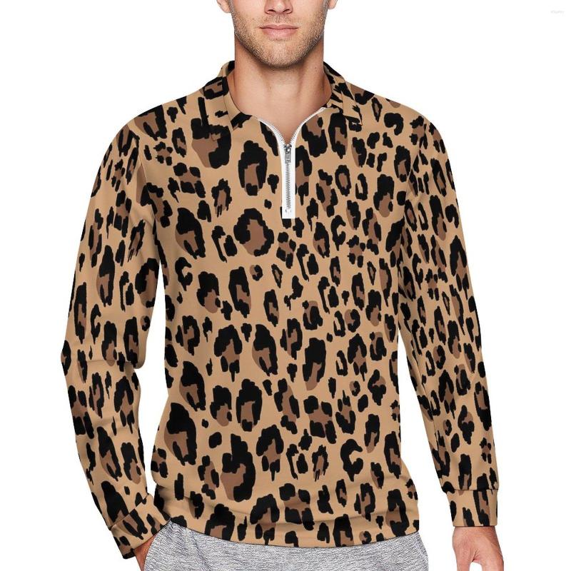 Men' Polos Retro Leopard Casual T-Shirts Jungle Animal Print Polo Shirt Man Vintage Spring Long-Sleeved Graphic Tops Big Size 5XL 6XL, Style-2
Men' Polos Retro Leopard Casual T-Shirts Jungle Animal Print Polo Shirt Man Vintage Spring Long-Sleeved Graphic Tops Big Size 5XL 6XL, Style-2