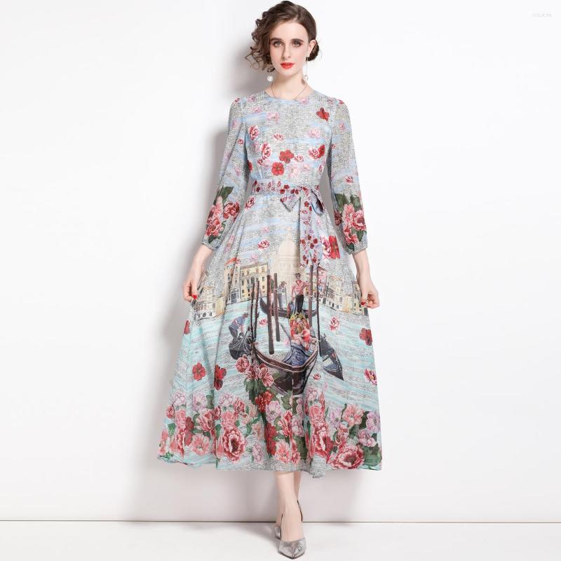 Casual Dresses Linen Print Lining Tied Long Sleeve Dress Women Fashion Clothing Vintage Sashes Mid-Calf O-Neck Boho Maxi, Mixed
Casual Dresses Linen Print Lining Tied Long Sleeve Dress Women Fashion Clothing Vintage Sashes Mid-Calf O-Neck Boho Maxi, Mixed