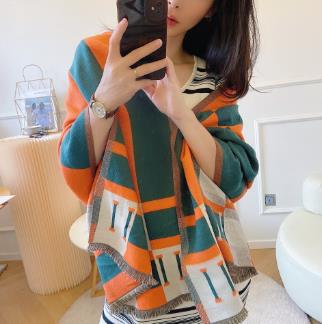 Artificial Cashmere Scarf Women's Korean-Style Fashionable Autumn and Winter Letter Splicing Warm Scarf Air Conditioning Shawl Women
Artificial Cashmere Scarf Women's Korean-Style Fashionable Autumn and Winter Letter Splicing Warm Scarf Air Conditioning Shawl Women