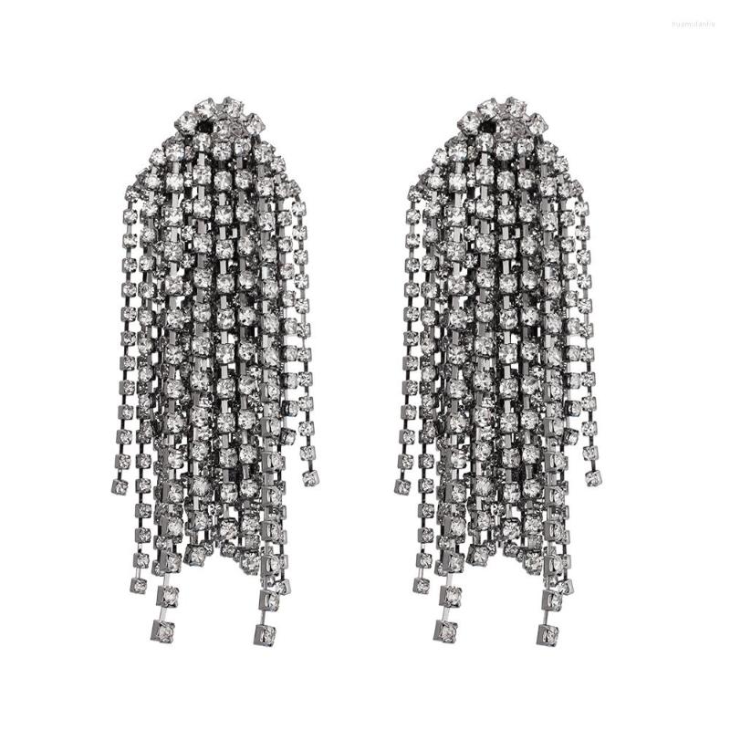Dangle Earrings Exaggerated Luxury Crystal For Women Long Tassel Rhinestone Girls Wedding Jewelry Wholesale
Dangle Earrings Exaggerated Luxury Crystal For Women Long Tassel Rhinestone Girls Wedding Jewelry Wholesale