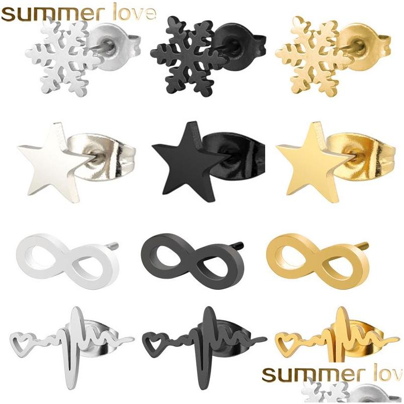 Stud Stainless Steel Earring For Women Man Snow Star 8 Figure Gold And Sier Color Lovers Engagement Jewelry Drop Delivery Earrings Dh4P6
Stud Stainless Steel Earring For Women Man Snow Star 8 Figure Gold And Sier Color Lovers Engagement Jewelry Drop Delivery Earrings Dh4P6