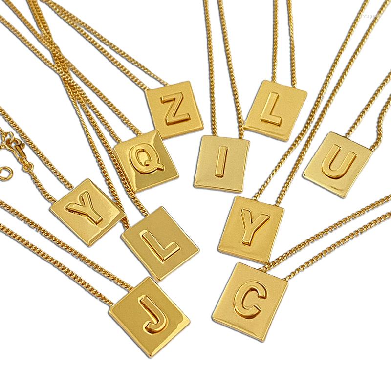 Pendant Necklaces Necklace 26 English Letters Cold Wind Clavicle Chain Female Simple Fasionable Copper Material Gift BH
Pendant Necklaces Necklace 26 English Letters Cold Wind Clavicle Chain Female Simple Fasionable Copper Material Gift BH