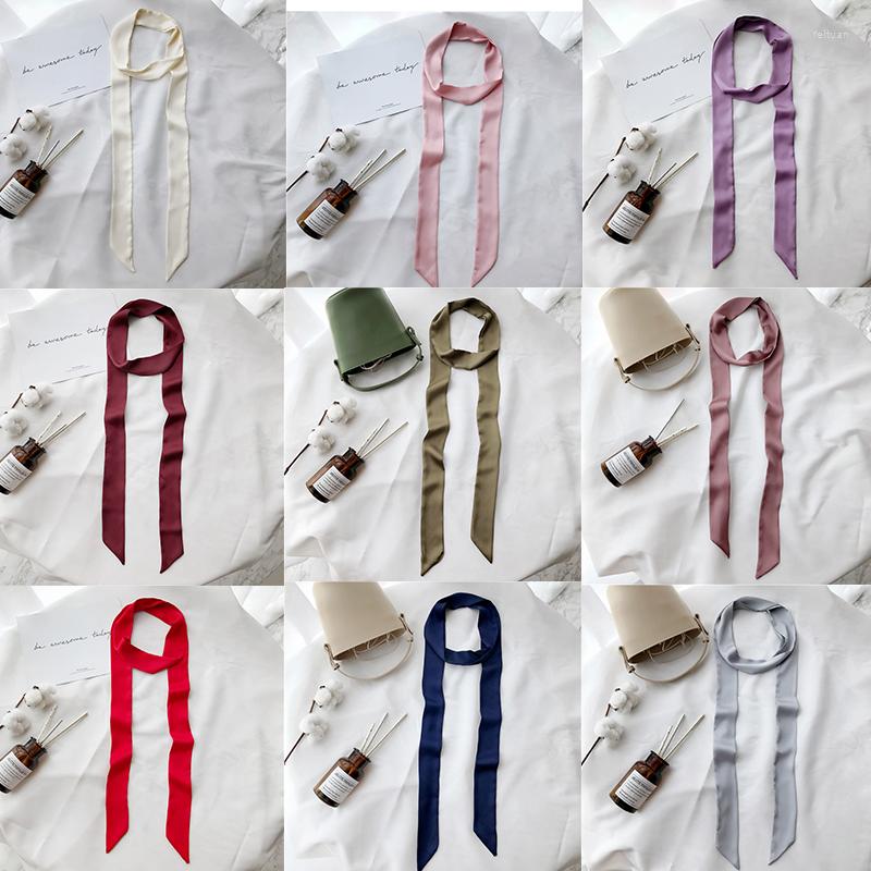 Scarves Girl Women Silk Long Scarf Solid Color Thin Ribbons Tied Head Headwear Handle Bag Ribbon Strap
Scarves Girl Women Silk Long Scarf Solid Color Thin Ribbons Tied Head Headwear Handle Bag Ribbon Strap