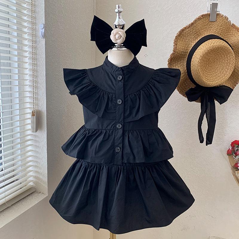 Girl Dresses Senior Sense Black Girls Summer 2023 Korean Sleeve Solid Color Layered Type Cake Dress Toddler Children Clothing
Girl Dresses Senior Sense Black Girls Summer 2023 Korean Sleeve Solid Color Layered Type Cake Dress Toddler Children Clothing