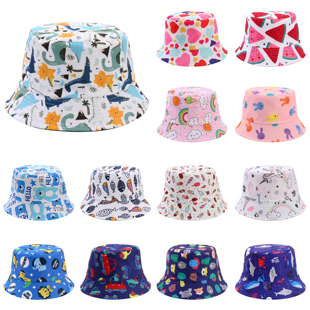 Children's Printed Animal Fisherman Hat Spring and Autumn New Thin Boys and Girls' Cartoon Big Eave Double sided Basin Hat, #22
Children's Printed Animal Fisherman Hat Spring and Autumn New Thin Boys and Girls' Cartoon Big Eave Double sided Basin Hat, #22