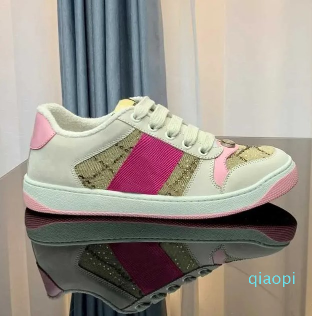 Designer Stripe Shoes Fashion Dirty Leather Lace-up Tennis Shoe Fabric Low Canvas Sports Casual Men Wome gg''sneakers
Designer Stripe Shoes Fashion Dirty Leather Lace-up Tennis Shoe Fabric Low Canvas Sports Casual Men Wome gg''sneakers