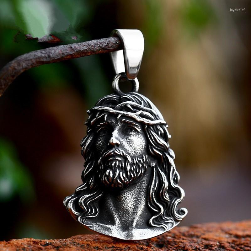 Chains Religion Jesus Stainless Steel Men Women Necklaces Pendants Chain Punk Trendy Vintage Amulet Jewelry Creativity Gift Wholesale
Chains Religion Jesus Stainless Steel Men Women Necklaces Pendants Chain Punk Trendy Vintage Amulet Jewelry Creativity Gift Wholesale