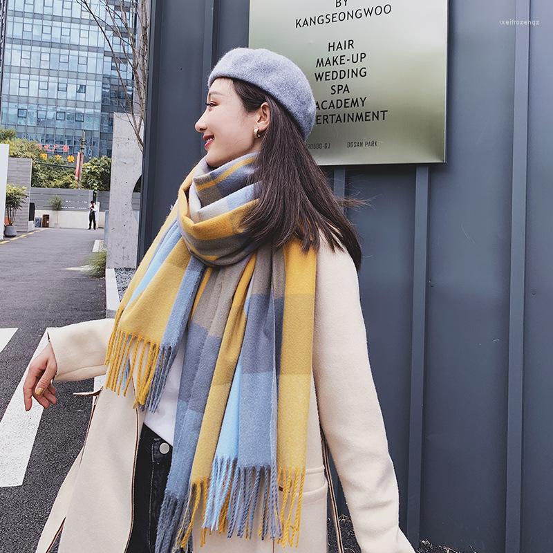 Scarves Products In Autumn And Winter Of 2023. European American Long Plaid Scarf Cashmere-like Warm Lady's Shawl 3204
Scarves Products In Autumn And Winter Of 2023. European American Long Plaid Scarf Cashmere-like Warm Lady's Shawl 3204