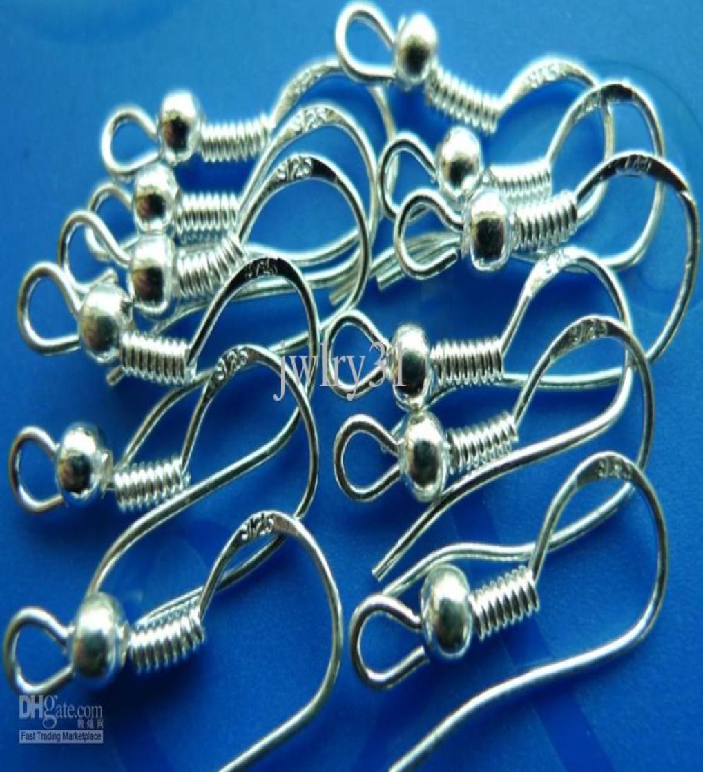 Earrings 925 Silver Polish Ear Wire Hook 925 STERLING SILVER French HOOKS French Style8859622