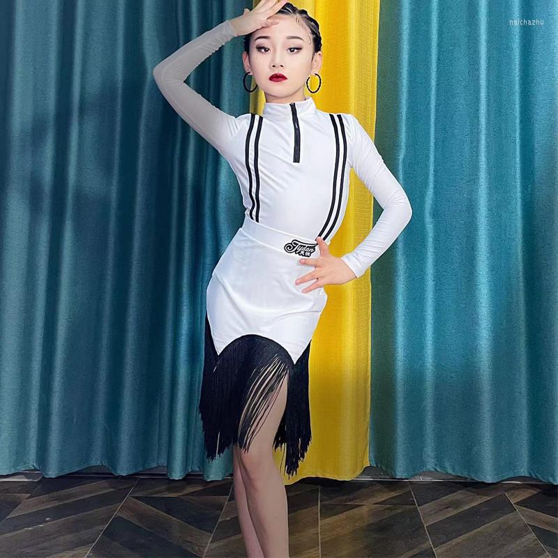 Stage Wear Ballroom Dance Competition Costume Girls White Latin Dress Kids Performance Dancing Clothing Practice DWY9120, Picture shown
Stage Wear Ballroom Dance Competition Costume Girls White Latin Dress Kids Performance Dancing Clothing Practice DWY9120, Picture shown
