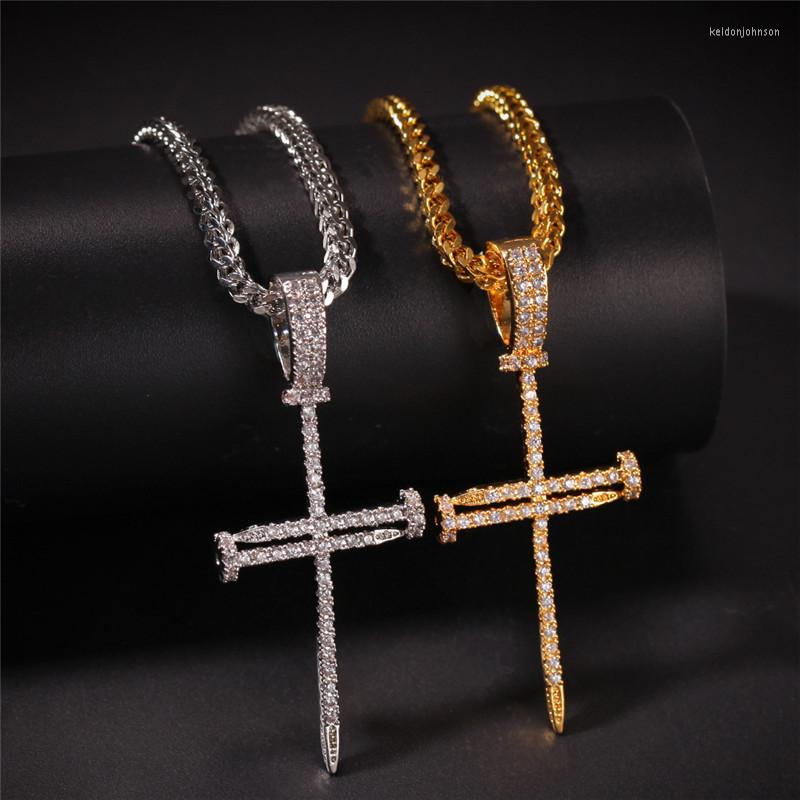Pendant Necklaces Hip Hop Rectangle CZ Cross Necklace Luxury Gold Silver Color Charm Fashion Mens Women Jewelry Gift
Pendant Necklaces Hip Hop Rectangle CZ Cross Necklace Luxury Gold Silver Color Charm Fashion Mens Women Jewelry Gift