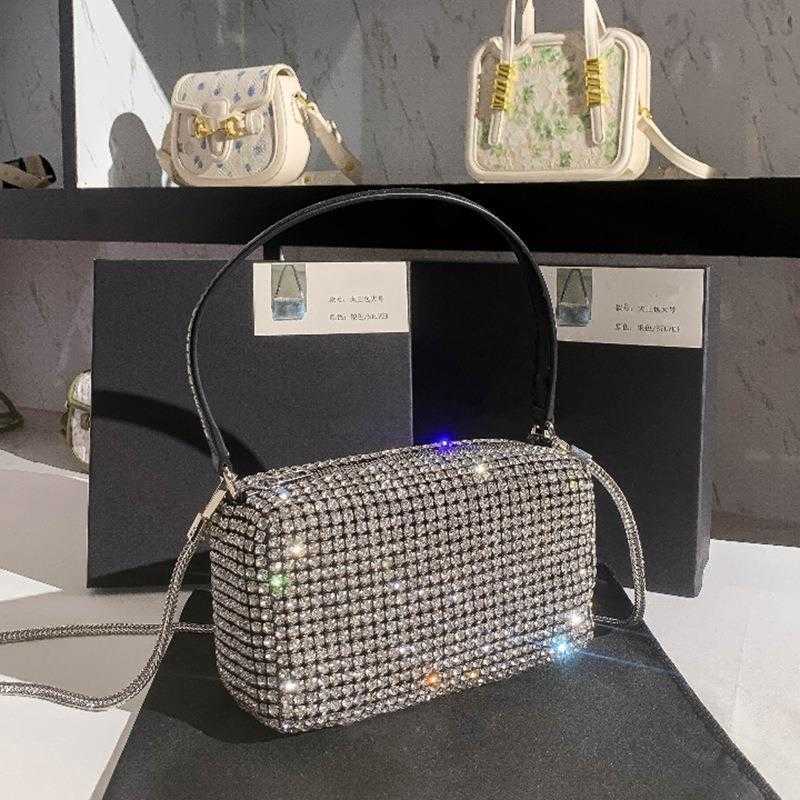 Alexander Bag Rhinestone Underarm Diamond Embedded Flash Crystal All Match Dinner Handbag Shoulder Fashion, Color2
Alexander Bag Rhinestone Underarm Diamond Embedded Flash Crystal All Match Dinner Handbag Shoulder Fashion, Color2