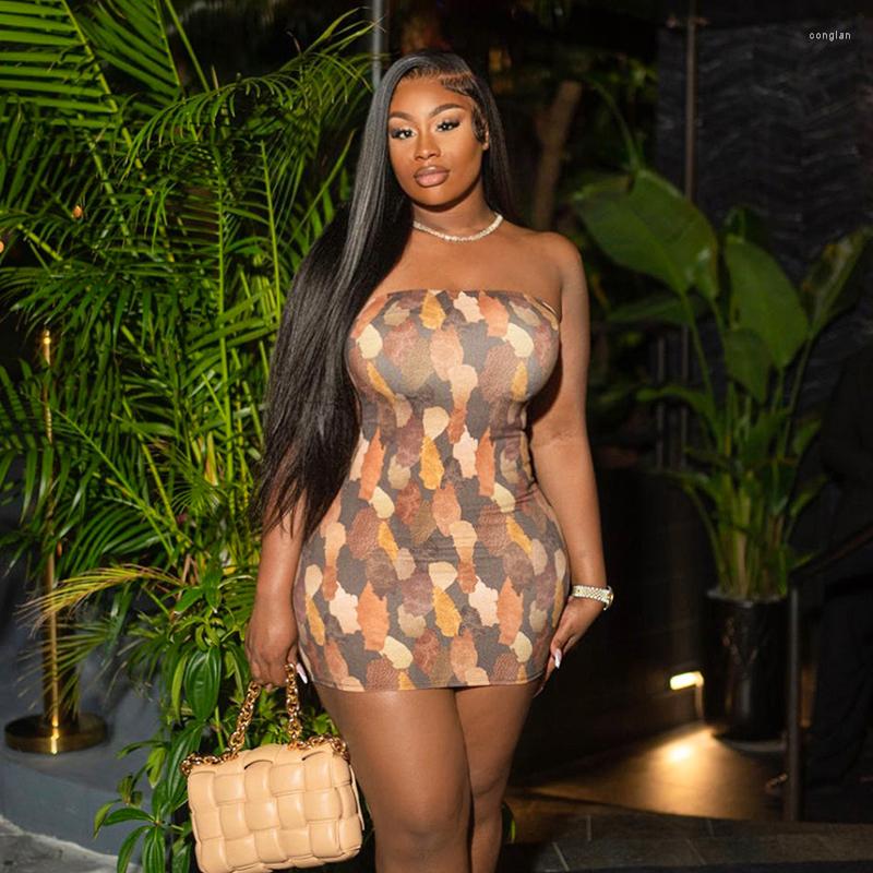 Casual Dresses Sexy Strapless Off Shoulder Bodycon Mini Dress Women Backless Printed Slim Fit Sundress 2023 Summer Boho Y2K Clothes, Brown
Casual Dresses Sexy Strapless Off Shoulder Bodycon Mini Dress Women Backless Printed Slim Fit Sundress 2023 Summer Boho Y2K Clothes, Brown