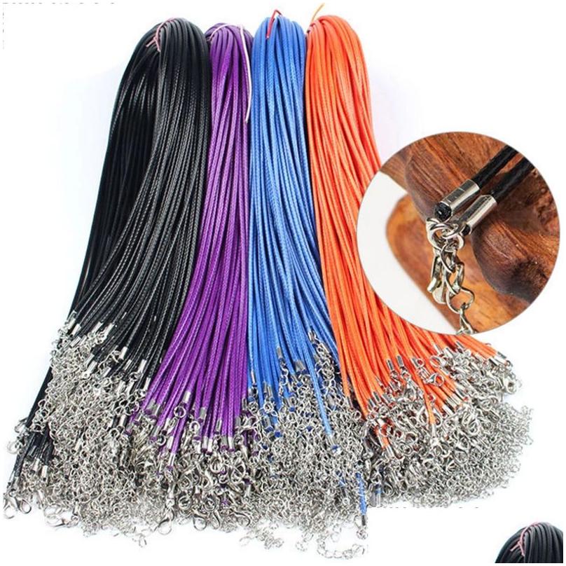 Chains 7 Colors Pendant Chain Wax Ropes Leather Rope Jewelry Alloy Diy Fashion Accessories Drop Delivery Necklaces Pendants Dhb1D
Chains 7 Colors Pendant Chain Wax Ropes Leather Rope Jewelry Alloy Diy Fashion Accessories Drop Delivery Necklaces Pendants Dhb1D