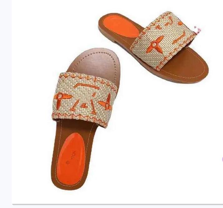 Fashion 2023 Designer Luxury New Women's Slippers Red Linen Flat Slippers size36-42 V65, Lvst3211
Fashion 2023 Designer Luxury New Women's Slippers Red Linen Flat Slippers size36-42 V65, Lvst3211