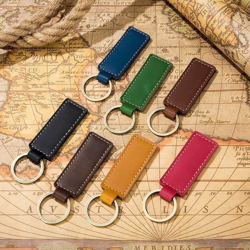 Key Rings 7 Color Fashion Handmade Leather Lady Car Keychain Retro Style Men's Business Cowhide Key Accessories New Simple Unisex Keyrings AA230525
Key Rings 7 Color Fashion Handmade Leather Lady Car Keychain Retro Style Men's Business Cowhide Key Accessories New Simple Unisex Keyrings AA230525