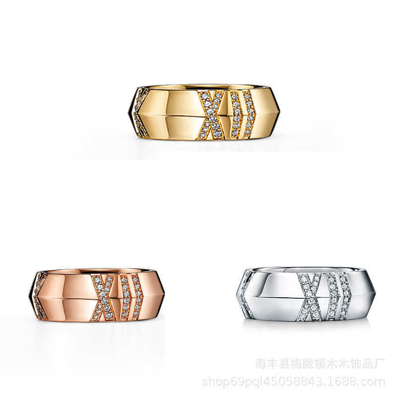 Designer famous brandTiffay Style Ring for Women K Wide Double X Personalized Versatile Fashion Pair Wedding Couple
Designer famous brandTiffay Style Ring for Women K Wide Double X Personalized Versatile Fashion Pair Wedding Couple