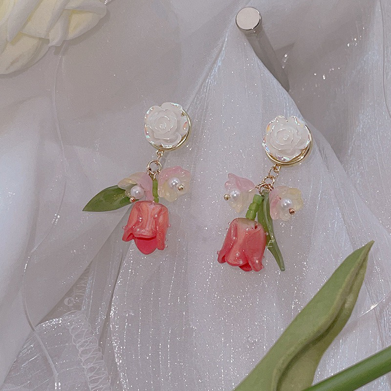 Light Luxury Pink Rose Flower Stud Earrings For Women Exquisite Zircon Butterfly Temperament Earring Christmas Party Jewelry
Light Luxury Pink Rose Flower Stud Earrings For Women Exquisite Zircon Butterfly Temperament Earring Christmas Party Jewelry