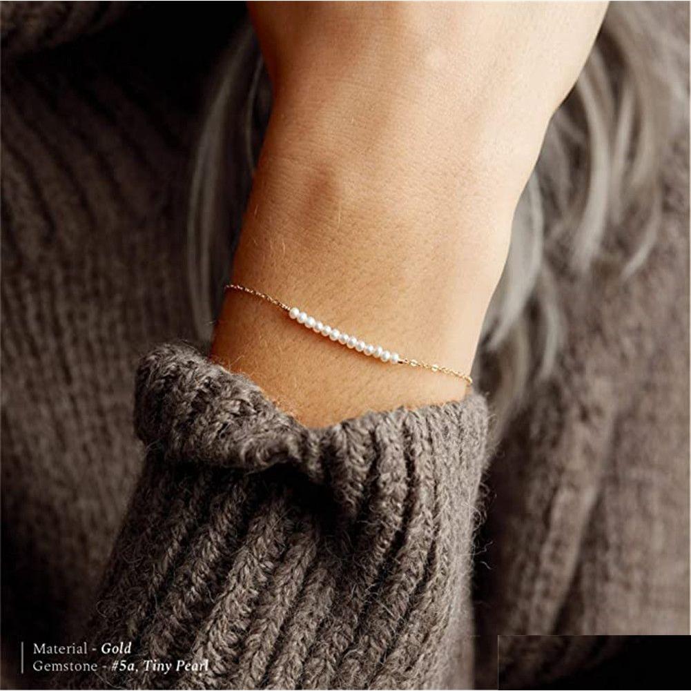 Charm Bracelets Pearl Bead Chain Bangles Simple Style Personality Creative Stainless Steel Handmade Jewelry Drop Delivery Dh7M5
Charm Bracelets Pearl Bead Chain Bangles Simple Style Personality Creative Stainless Steel Handmade Jewelry Drop Delivery Dh7M5