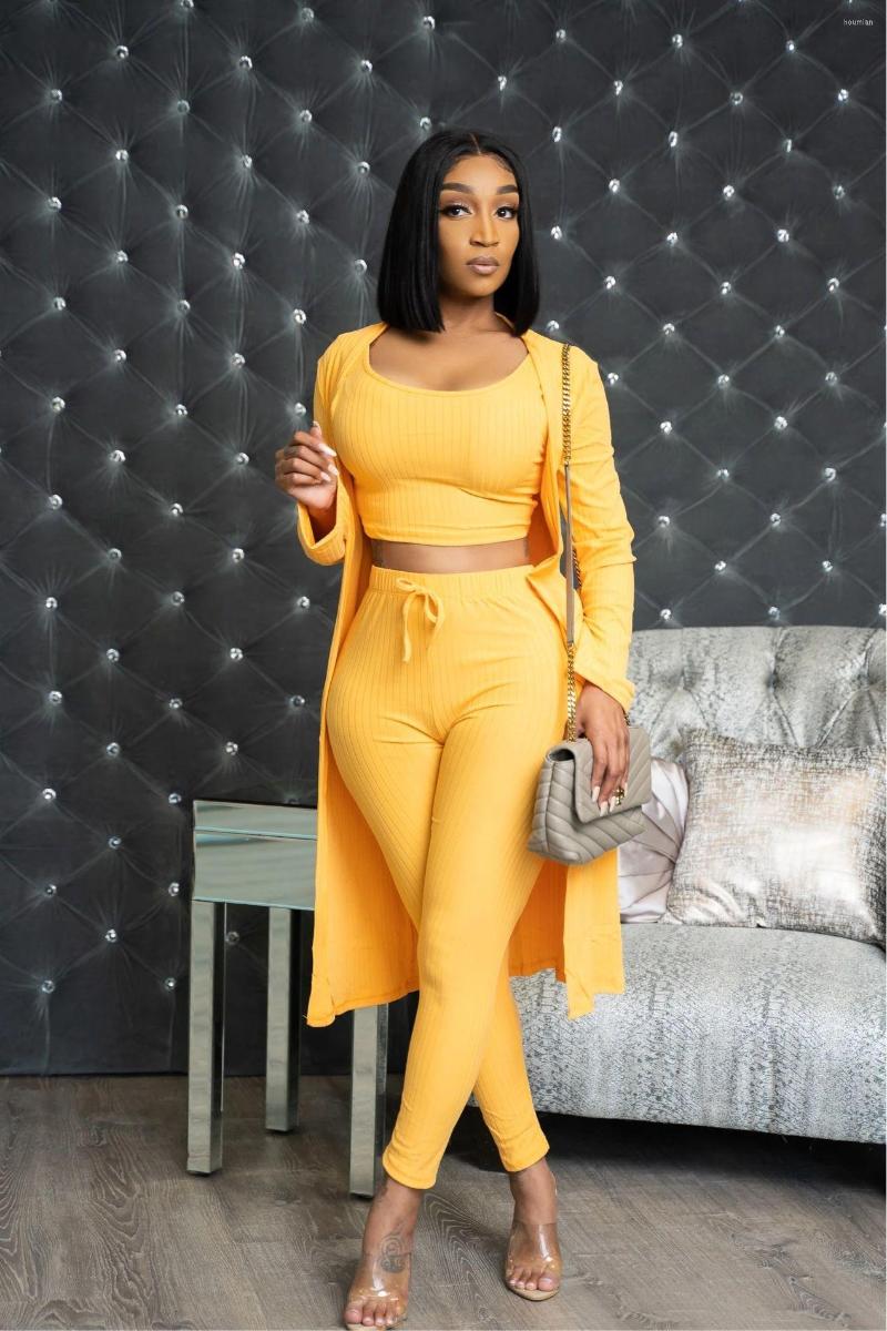 Women's Two Piece Pants RMSFE 2023 Women Autumn Winter Long Sleeved Cardigan Coat Vest Trousers High Hole Strip Solid Color Casual 3, Yellow
Women's Two Piece Pants RMSFE 2023 Women Autumn Winter Long Sleeved Cardigan Coat Vest Trousers High Hole Strip Solid Color Casual 3, Yellow