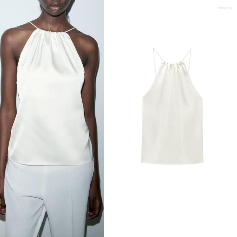 Women's Tanks COS LRIS European And American 2023 Summer Sexy Backless Design French Silk Satin Texture Camisole Top 1058002, Beige
Women's Tanks COS LRIS European And American 2023 Summer Sexy Backless Design French Silk Satin Texture Camisole Top 1058002, Beige