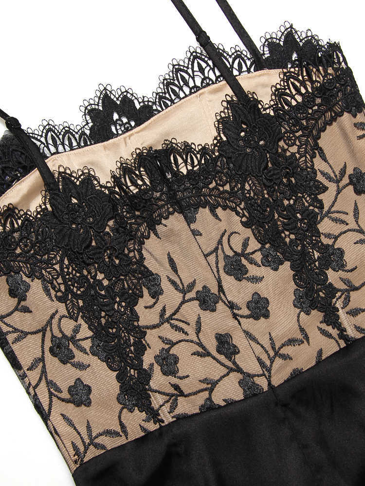 Party Dress Women Elegant Luxury Lace Satin Patckwork Corset Midi Dress Formal Occasion Satin Black Dresses