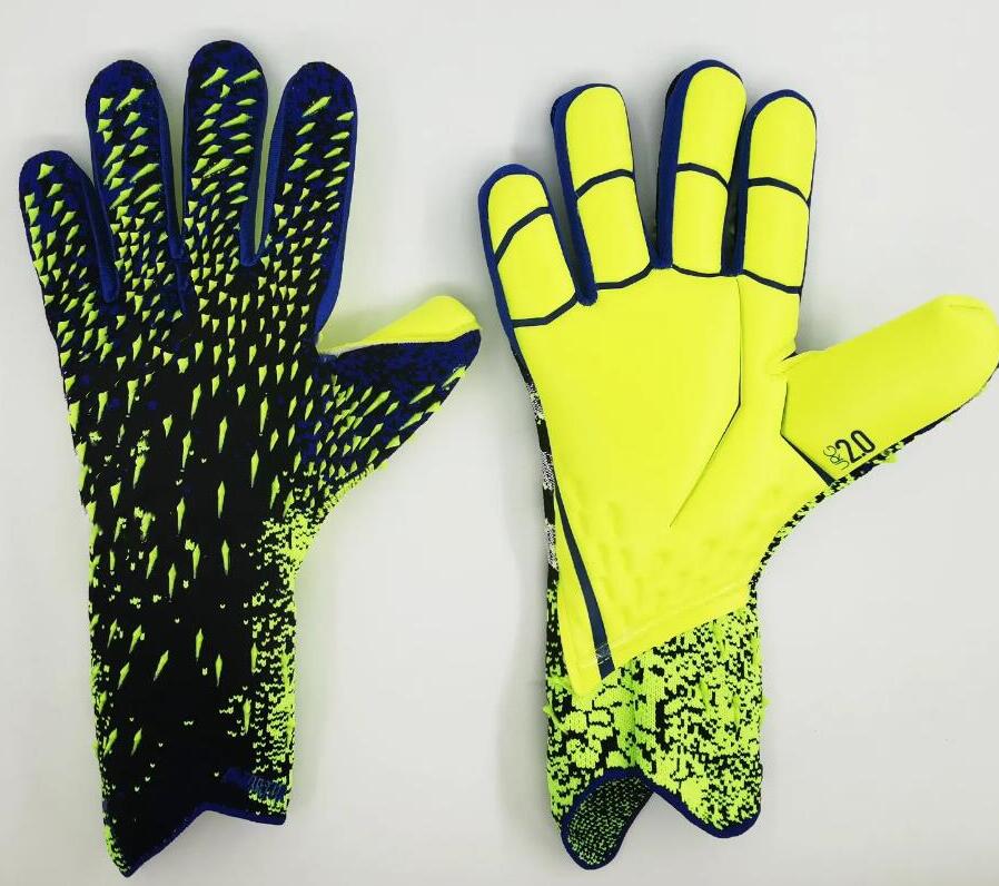 21 New Falcon Goalkeeper Football Goalkeeper Gloves Professional Children Adult Latex Breathable Durable Without Finger Guard HJ