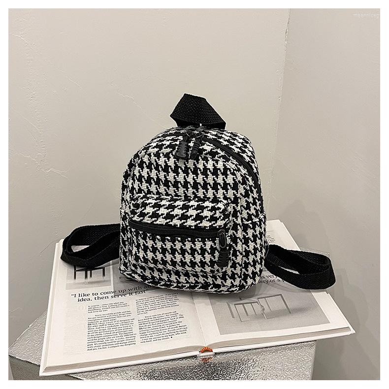 School Bags Women's Mini Backpack Small Bag For Teenage Girl Graceful Bagpack Plaid Women Phone Purse Korean Style Trendy Female, Style 2 
School Bags Women's Mini Backpack Small Bag For Teenage Girl Graceful Bagpack Plaid Women Phone Purse Korean Style Trendy Female, Style 2