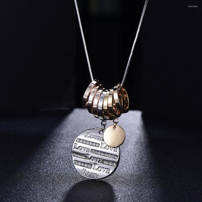 Pendant Necklaces Statement Color Wave Round Necklace Women Geometric Crystal Gold Circles Love Letter Long Party Couple Gift
Pendant Necklaces Statement Color Wave Round Necklace Women Geometric Crystal Gold Circles Love Letter Long Party Couple Gift