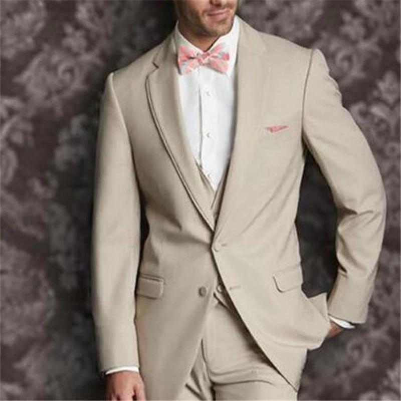 Men's Suits & Blazers Latest Tailored Fashion Clothing For Men Beige Notch Lapel Two Buttons Wedding Prom Dinner Formal Slim Fit 3 Pieces, Custom color
Men's Suits & Blazers Latest Tailored Fashion Clothing For Men Beige Notch Lapel Two Buttons Wedding Prom Dinner Formal Slim Fit 3 Pieces, Custom color