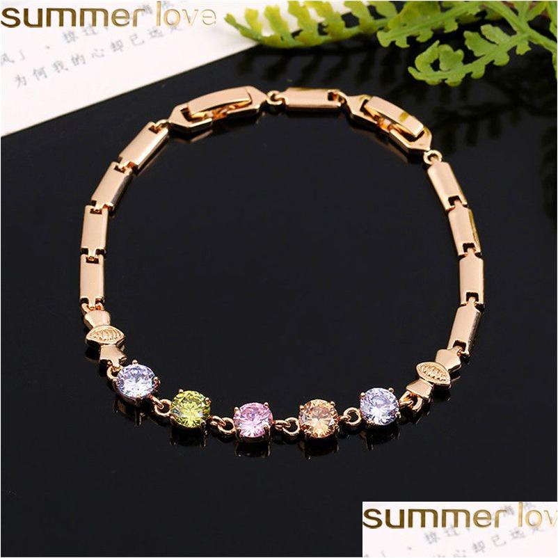 Charm Bracelets Latest Design Mticolor Cubic Zircon Bracelet Trendy Gold Color Chain For Ladies Women Jewelry Gifts High Quality Dro Dhkzr
Charm Bracelets Latest Design Mticolor Cubic Zircon Bracelet Trendy Gold Color Chain For Ladies Women Jewelry Gifts High Quality Dro Dhkzr