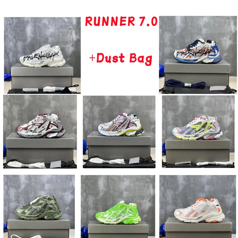 Designer Women's Men's Casual Shoes Paris Runner 7.0 Transfer Sense retro sneakers Multi-color Deconstructed Sneakers Jogging Hiking 7 Sneakers
Designer Women's Men's Casual Shoes Paris Runner 7.0 Transfer Sense retro sneakers Multi-color Deconstructed Sneakers Jogging Hiking 7 Sneakers