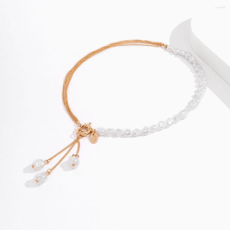 Pendant Necklaces Baroque Irregular Pearl Necklace Fashion Vintage For Valentine Gift
Pendant Necklaces Baroque Irregular Pearl Necklace Fashion Vintage For Valentine Gift