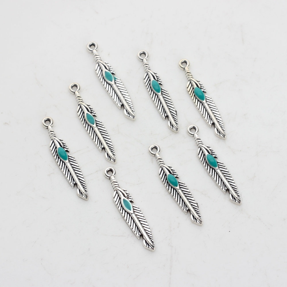 20pcs/lot 27*5MM Retro Zinc Alloy Mini Feather Charms Pendant For DIY Jewelry Necklace Tassel Making Accessories
20pcs/lot 27*5MM Retro Zinc Alloy Mini Feather Charms Pendant For DIY Jewelry Necklace Tassel Making Accessories