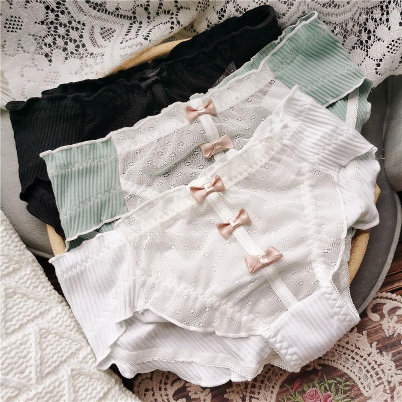 Women's Panties SP&CITY Japan Style Bow Lace Cotton Women's Underwear Ruffle Hollow Out Cute Low Waist Soft Breathable Seamless, Black
Women's Panties SP&CITY Japan Style Bow Lace Cotton Women's Underwear Ruffle Hollow Out Cute Low Waist Soft Breathable Seamless, Black